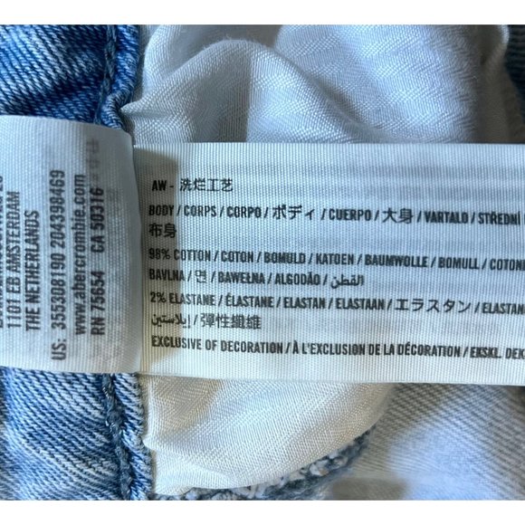 Hollister Women’s Ultra High-Rise Distressed Mom Jeans Size 1 - Picture 5 of 5